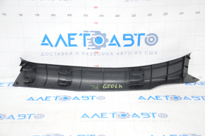 Door sill trim inner rear left Lexus GS300 GS350 GS430 GS450h 06-11 black, scratches