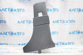 Center pillar trim lower right Jeep Patriot 11-17 black, without plug, scratches