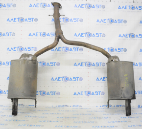 Muffler rear part with barrels Lexus GS450h 06-11