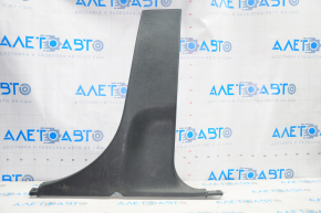 Center pillar trim lower right Dodge Journey 11-20 black, broken fastener, scratches