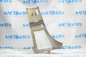 Jeep Compass 11-16 lower right center pillar trim, beige, with plug