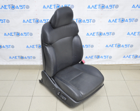 Passenger seat Lexus GS300 GS350 GS430 GS450h 06-07 without airbag, electric, heated, ventilated, black leather, scratches, cracked leather