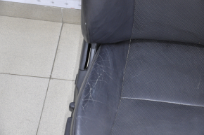 Passenger seat Lexus GS300 GS350 GS430 GS450h 06-07 without airbag, electric, heated, ventilated, black leather, scratches, cracked leather