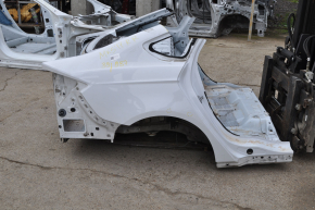 Quarter wing rear right Ford Fusion mk5 13-20 on the body, white, pokes
