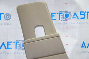 Center pillar trim lower left Jeep Compass 11-16 beige, without plug, plastic turned white