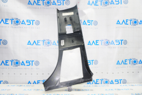 Center pillar trim lower left Jeep Compass 11-16 black, without plug, scratches