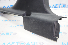 Jeep Cherokee KL 14-23 lower right center pillar trim, black, broken fastener, scratches