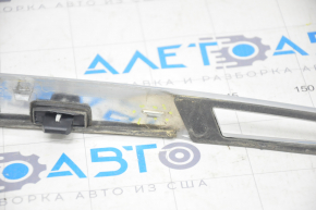 Tesla Model S 12-15 pre-restored trunk door molding, type 1, chrome, broken fastener