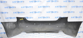 Bare rear bumper Lexus GS300 GS350 GS430 GS450h 06-07 for parking sensors black no plugs, broken fasteners, scratches, painted