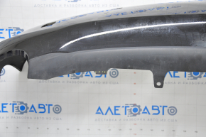 Bare rear bumper Lexus GS300 GS350 GS430 GS450h 06-07 for parking sensors black no plugs, broken fasteners, scratches, painted