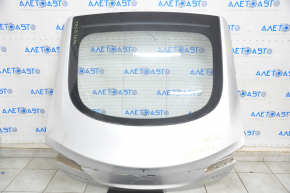 Trunk door bare with glass Tesla Model S 12-20 silver PMSS, with brake light, with hinges