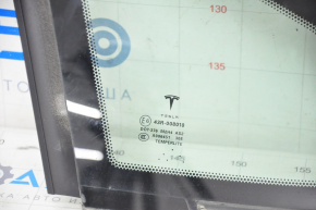 Rear left blind glass window Tesla Model S 12-20 type 1