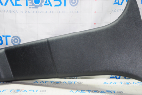 Center pillar trim lower right Subaru Legacy 15-19 black, scratches