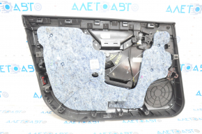 Door trim card front right Tesla Model S 12-15 pre-rest black, with gray insert, with backlight, tear
