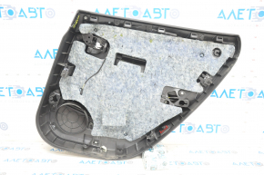 Door trim card rear left Tesla Model S 12-15 pre-rest black, with gray insert, with backlight, tear