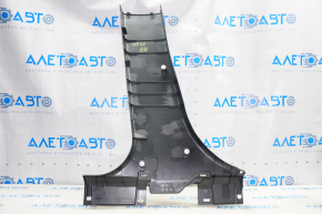 Center pillar trim lower right Mitsubishi Outlander 14-22 black, without plug, scratches