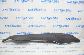 Tesla Model S 12-20 dashboard leather black + suede, dented molding, shot, scratches on chrome
