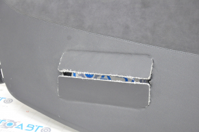 Tesla Model S 12-20 dashboard leather black + suede, dented molding, shot, scratches on chrome