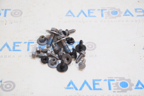 Tesla Model 3 rear left door hardware 18-19pcs set