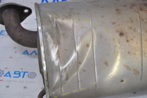 Muffler rear part with barrel Subaru Forester 19-24 SK without nozzle, dented