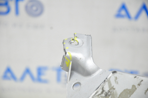 Front bumper bare Tesla Model S 12-15 pre-rest 6 sensors, gray, broken, scratches, no fragments, broken fastener
