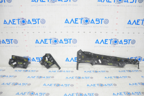 Set of front panel trims for Tesla Model S 12-20 air vents in wood