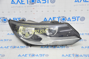 Headlight front right VW Tiguan 12-18 rest halogen sand, for polishing