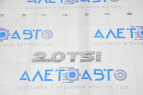 Emblem inscription 2.0 TSI VW Tiguan 12-18 rest no red insert