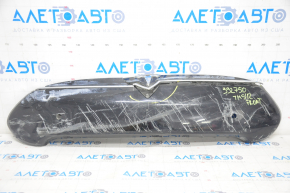 Radiator grill assembly Tesla Model S 12-15 pre-restoration for parking sensors, broken, tears, broken fasteners, missing fragments