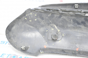 Radiator grill assembly Tesla Model S 12-15 pre-restoration for parking sensors, broken, tears, broken fasteners, missing fragments