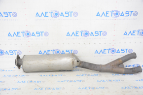 Exhaust line, middle section of Lexus GS450h 06-07, catalytic converters sawed off