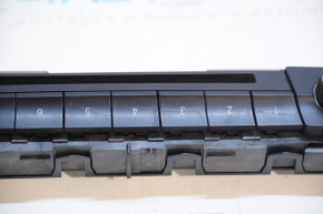 Central control panel BMW 3 F30 12-18 chrome, for navigation, cracks on buttons