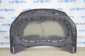 The hood is bare VW Tiguan 09-18 graphite LD7R dented, bumps, chips