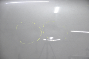 The hood is bare VW Tiguan 09-18 graphite LD7R dented, bumps, chips