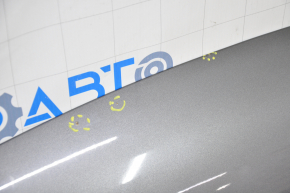 The hood is bare VW Tiguan 09-18 graphite LD7R dented, bumps, chips