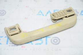 Ceiling handle rear left Audi A4 B8 08-16 sedan, beige, scratches, without plugs