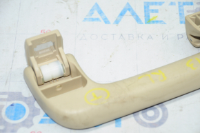 Ceiling handle rear left Audi A4 B8 08-16 sedan, beige, scratches, without plugs