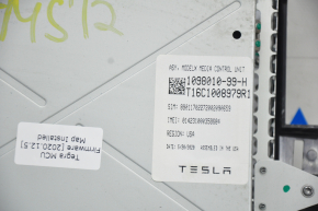 Monitor, display, navigation Tesla Model S 12-15 TEGRA, bump on chrome, scratch on chrome
