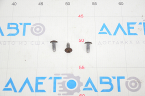 Front Right Brake Disc Cover Fastening Bolt 3pcs Tesla Model S 12-15 AWD