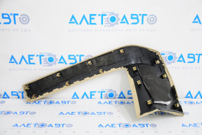 Tesla Model X 16-21 glove compartment front panel trim beige, tear, worn