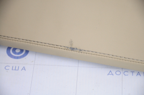 Tesla Model X 16-21 glove compartment front panel trim beige, tear, worn