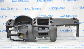 Torpedo front panel without AIRBAG VW Tiguan 09-18 black for cleaning, scratches, rubbed