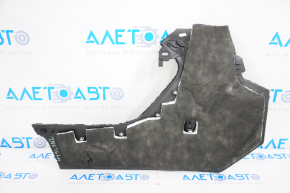 Side console tunnel trim left Tesla Model X 16-21 black