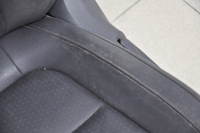 Driver's seat VW Tiguan 09-18 without airbag, electric + mechanical, heating, black leather, torn leather seat