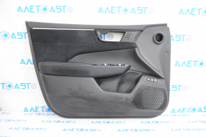 Door trim card front left Honda Clarity 18-21 usa black, worn