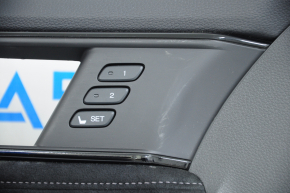 Door trim card front left Honda Clarity 18-21 usa black, worn