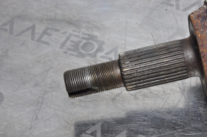 Drive axle shaft front right Lexus RX400h 06-09 AWD, with bracket, rusty, thread stripped
