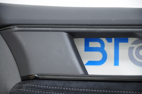 Door trim card front right Honda Clarity 18-21 usa black, worn