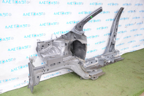 Front right quarter with central pillar Nissan Rogue 14-20 graphite