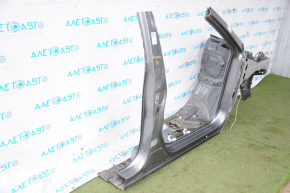 Front right quarter with central pillar Nissan Rogue 14-20 graphite